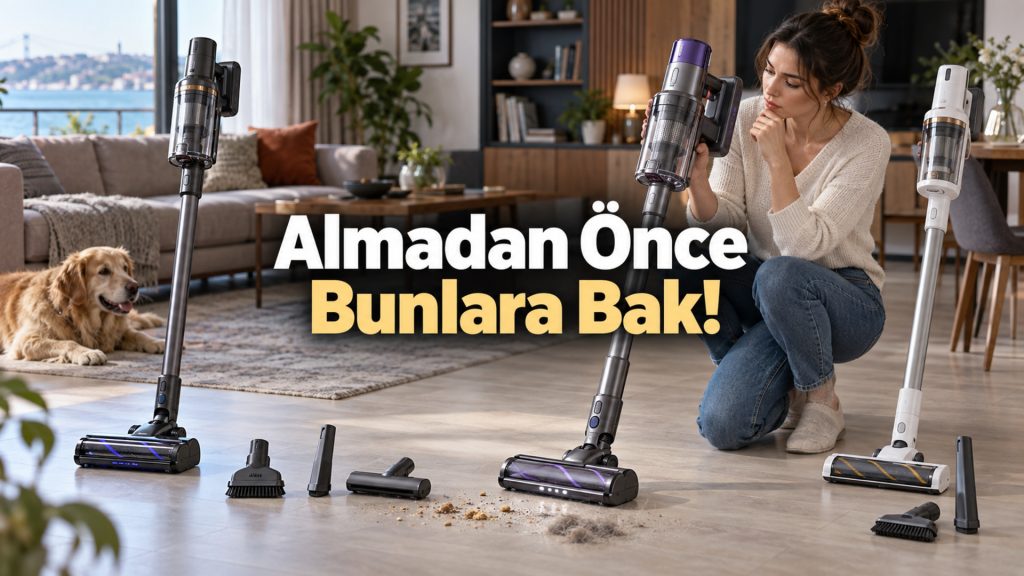 Dikey Süpürge Alırken Nelere Dikkat Edilmeli?