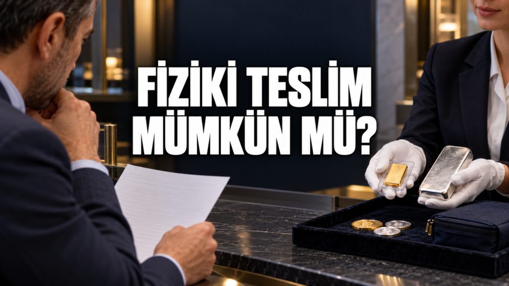 Bankadan Fiziki Altın ve Gümüş Çekme